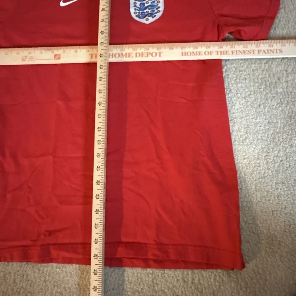 2014 World Cup Nike England Away Red Dri-Fit Soccer Shirt Jersey | Men's XL